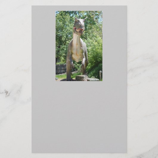 Tyrannosaurus Rex Dinosaur Briefpapier (Voorkant)