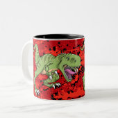 Tyrannosaurus Rex Dinosaur Mok (Voorkant links)