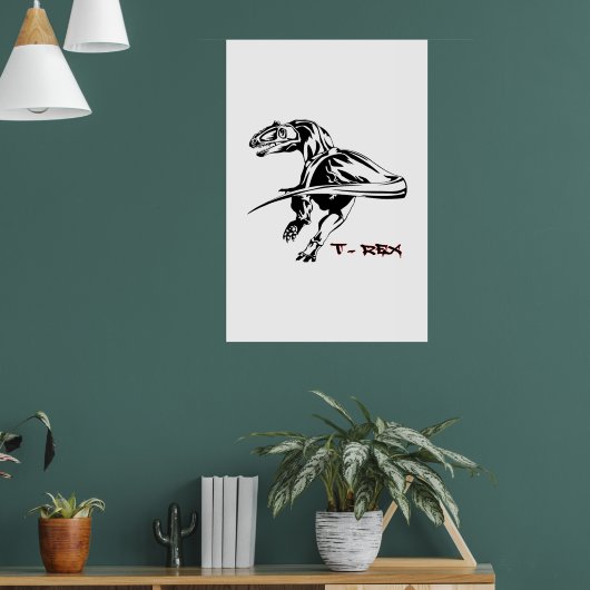 Tyrannosaurus rex Dinosaur Poster (Woonkamer 1)