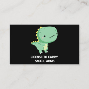 Tyrannosaurus rex Dinosaurus Pun in licentie om S Visitekaartje