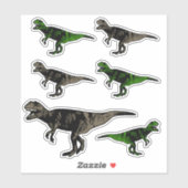 Tyrannosaurus rex dinosaurus-Stickers Sticker (Vel)