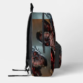 Tyrannosaurus rex eng gezicht, rugzak (Links)