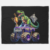Tyrannosaurus Rex Fleece Deken (Voorkant (Horizontaal))