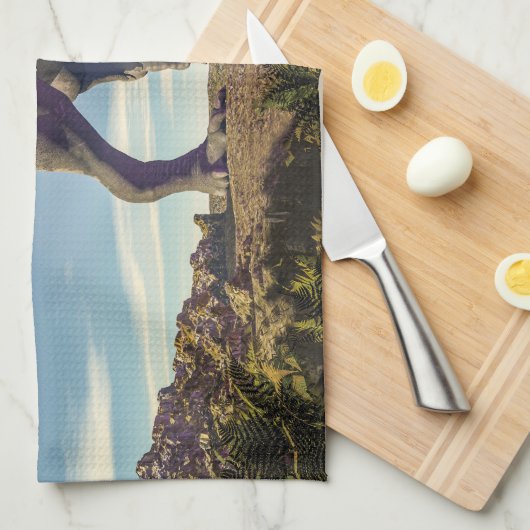 Tyrannosaurus rex-haring theedoek (Quarter Fold)