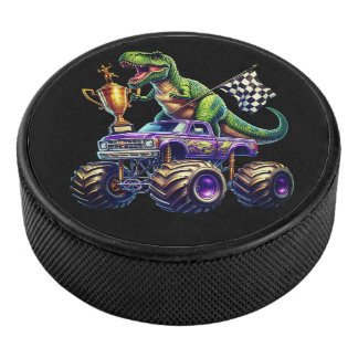 Tyrannosaurus Rex Hockey Puck