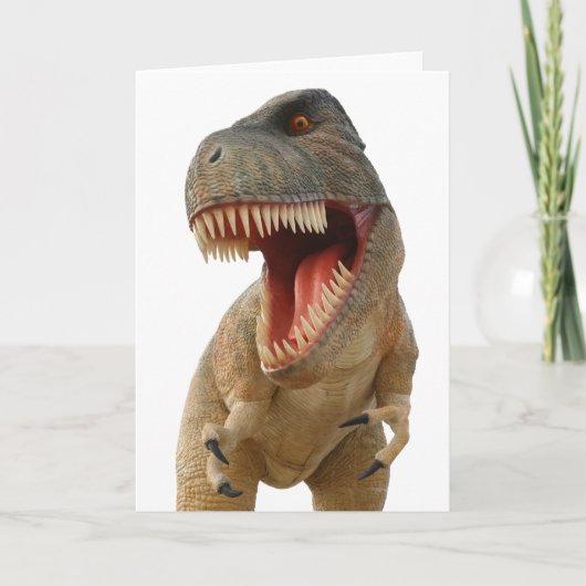 Tyrannosaurus Rex Kaart (Voorkant)