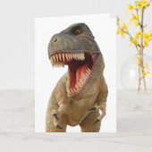 Tyrannosaurus Rex Kaart (Gele Bloem)