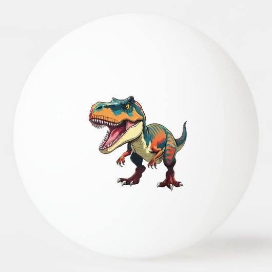 Tyrannosaurus Rex Pingpongballen (Voorkant)