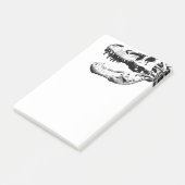 Tyrannosaurus rex post-it® notes (Schuin)