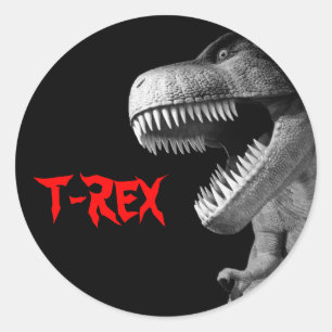 Tyrannosaurus Rex Ronde Sticker