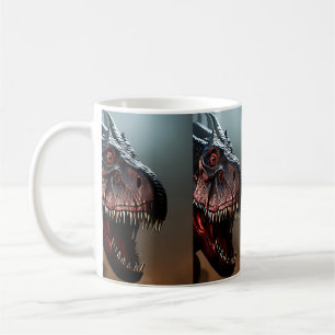 Tyrannosaurus Rex Scary Face, Coffee Mok