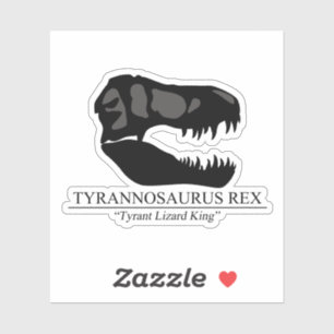 Tyrannosaurus Rex Skull Sticker