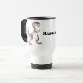 Tyrannosaurus Rex Travel Mug Reisbeker (Voorkant links)