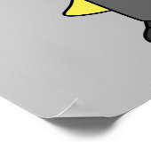 Tyrannosaurus rex verkleed als de terminator. poster (Hoek)