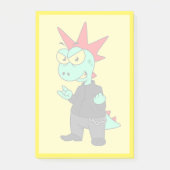 Tyrannosaurus rex verkleed als een Punk. Post-it® Notes (Voorkant)