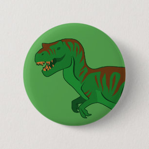 Tyrannosaurus Ronde Button 5,7 Cm
