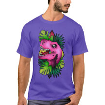 Tyrannosaurus Roze Dino - Paars