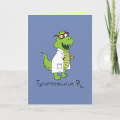 Tyrannosaurus Rx T Rex Funny Wenskaart Kaart (Voorkant)