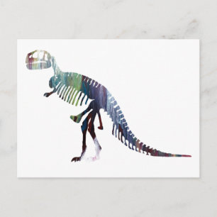 Tyrannosaurus skeleton briefkaart