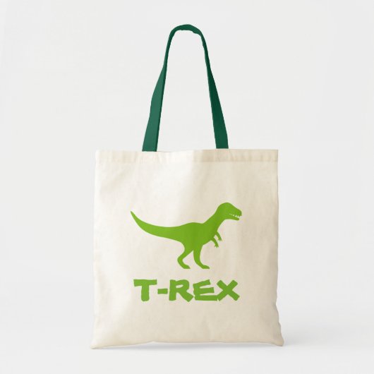 Tyrannosaurus t rex canvas tas voor schoolboeken v (Voorkant)