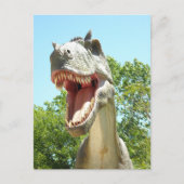 Tyrannosaurus T-Rex Dinosaur Briefkaart (Voorkant)