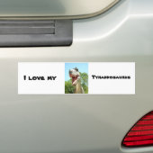 Tyrannosaurus T-Rex Dinosaur Bumpersticker (Op auto)