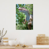 Tyrannosaurus T-Rex Dinosaur Poster (Keuken)