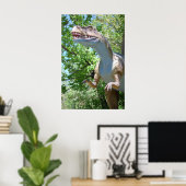 Tyrannosaurus T-Rex Dinosaur Poster (Thuiskantoor)