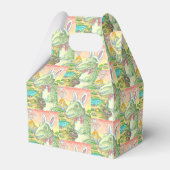 TYRANNOSAURUS T-REX EASTER BUNNY GABLE FAVOR BOX BEDANKDOOSJES (Achterkant)