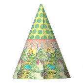 TYRANNOSAURUS T-REX EASTER BUNNY PARTY PET Dino Feesthoedjes (Achterkant)