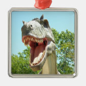 Tyrannosaurus T Rex Metalen Ornament (Voorkant)