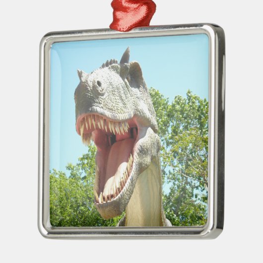 Tyrannosaurus T Rex Metalen Ornament (Links)