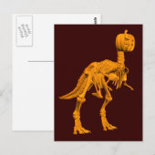 Tyrannosaurus trickbehandelus briefkaart (Voorkant / Achterkant)