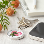 Tyrannosaurus Valentijnsdag Sleutelhanger (Zijkant)