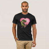 Tyrannosaurus Valentijnsdag T-shirt (Voorkant volledig)