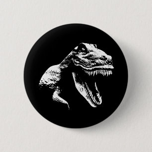 Tyrannosaurussen Rex Ronde Button 5,7 Cm