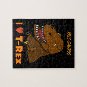 Tyranosaurus Rex Dinosaur Legpuzzel (Horizontaal)