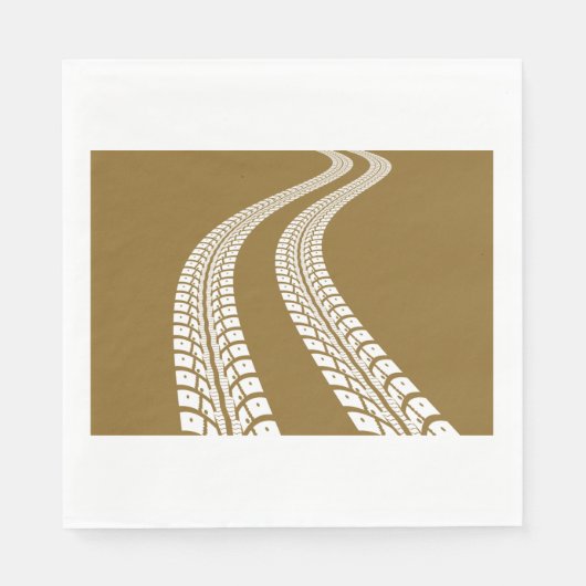 Tyre Tracks Servet (Voorkant)