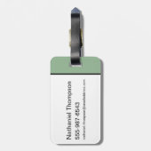 Tyrell Sigil - Groeiend Sterk Bagagelabel (Achterkant verticaal)