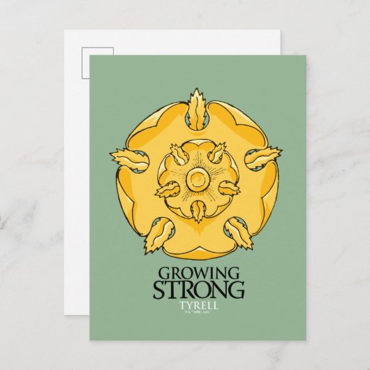 Tyrell Sigil - Groeiend Sterk Briefkaart (Voorkant / Achterkant)