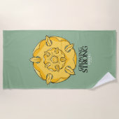 Tyrell Sigil - Groeiend Sterk Strandlaken (Voorkant)