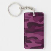 Tyrian Paarse Monocolor Camo Sleutelhanger (Voorkant)