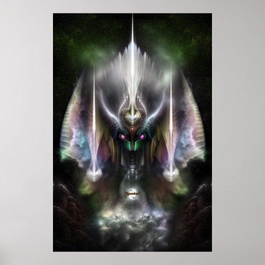 Tyrinan The Horikin God of War Wall Poster (Voorkant)