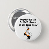 Tyrone band knop ronde button 5,7 cm (Voorkant /achterkant)