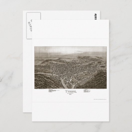 Tyrone Blair County Briefkaart (Voorkant / Achterkant)