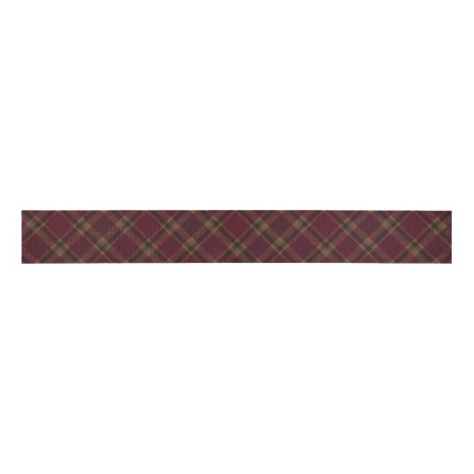 Tyrone County Argyle Tartan Pattern Grosgrain Lint (Voorkant)