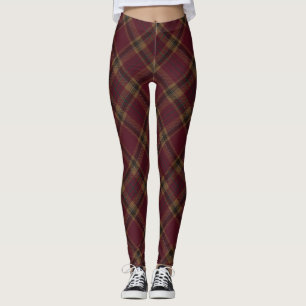 Tyrone County Argyle Tartan Pattern Leggings