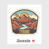 Tyrone, Georgia Sticker (Vel)