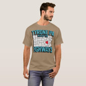Tyrone PA - Hub of the Highways T-shirt (Voorkant volledig)