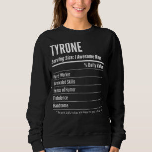 Tyrone Serving Maat Voeding Etiket Calorieën Trui